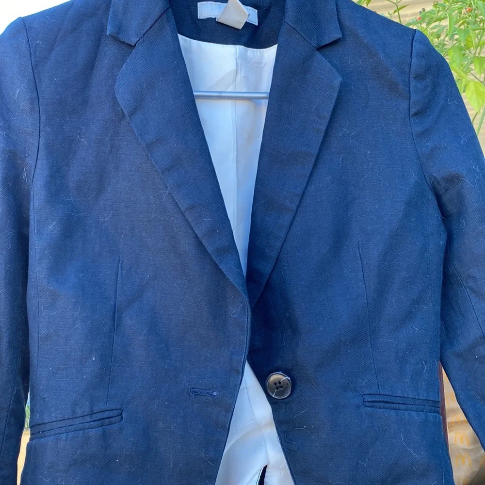 H & M Dark Blue Blazer - Picture 3 of 4